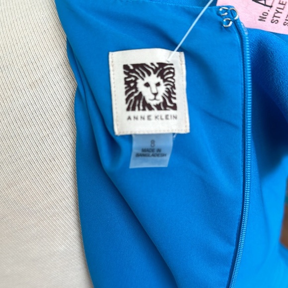 Anne Klein Electric Blue Dress Size 8 - Picture 10 of 10